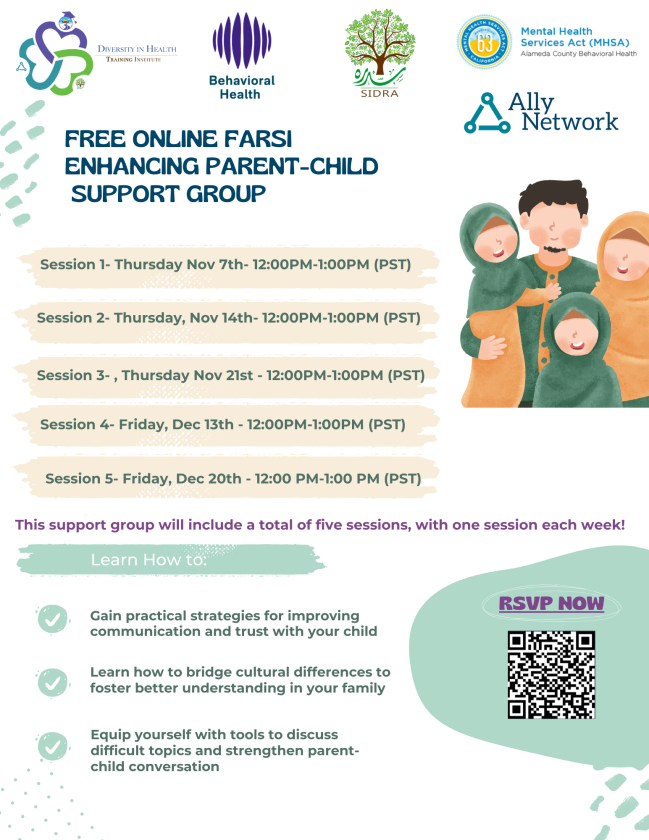 FREE Online Farsi Enhancing Parent-Child Support Group