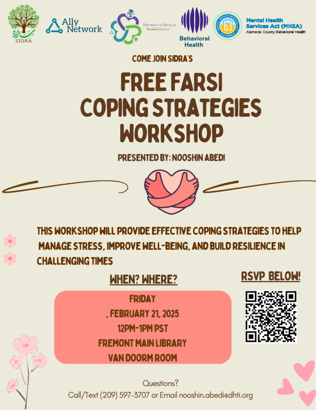 FREE Farsi Coping Strategies workshop