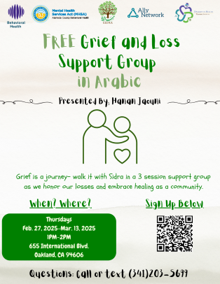 FREE Grief and Loss Group in Arabic